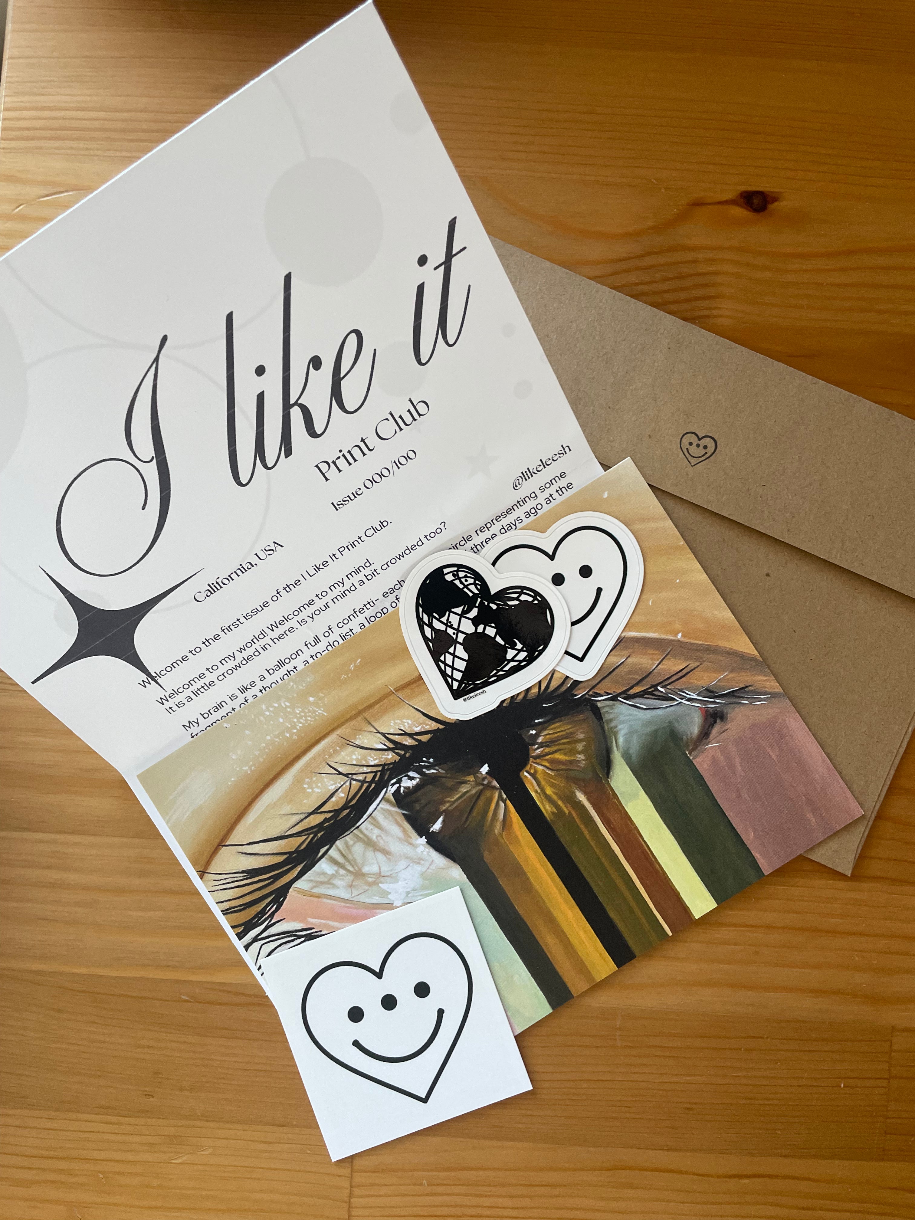 I Like It Print Club Membership